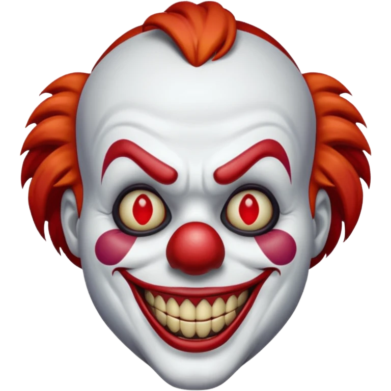 scary clown emoji