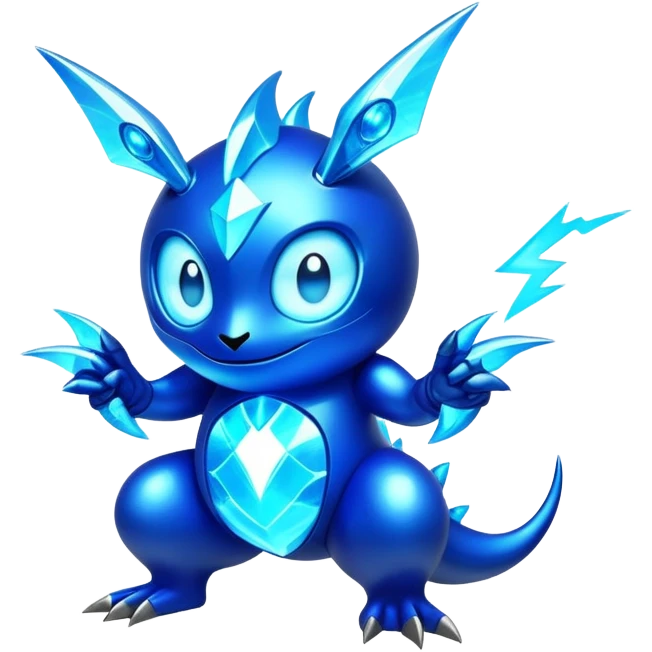  Shiny Sparkly Cool Epic Shinx-Fakémon-creature emoji
