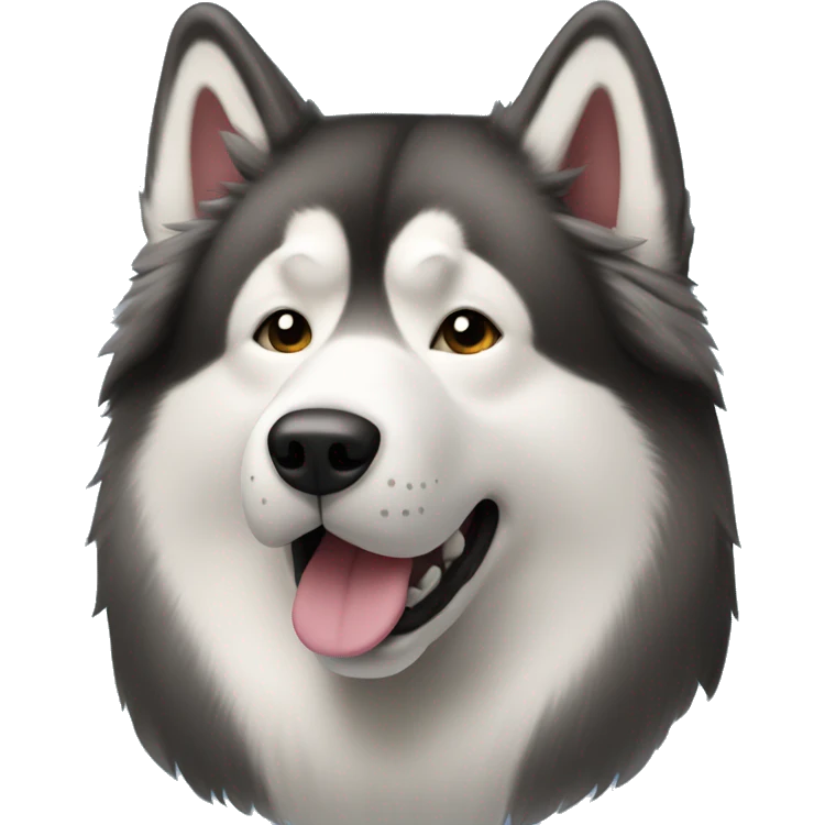 Alaskan malamute dog emoji