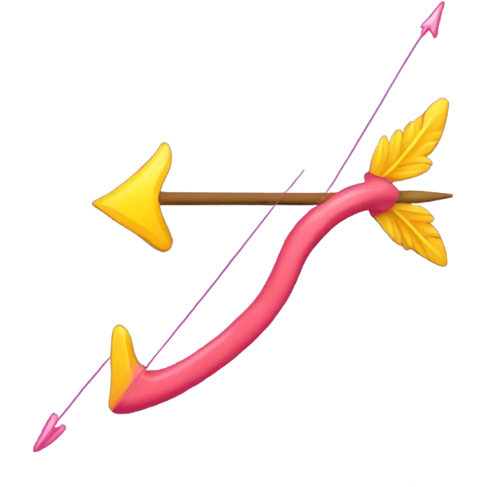 cupids bow and arrow emoji