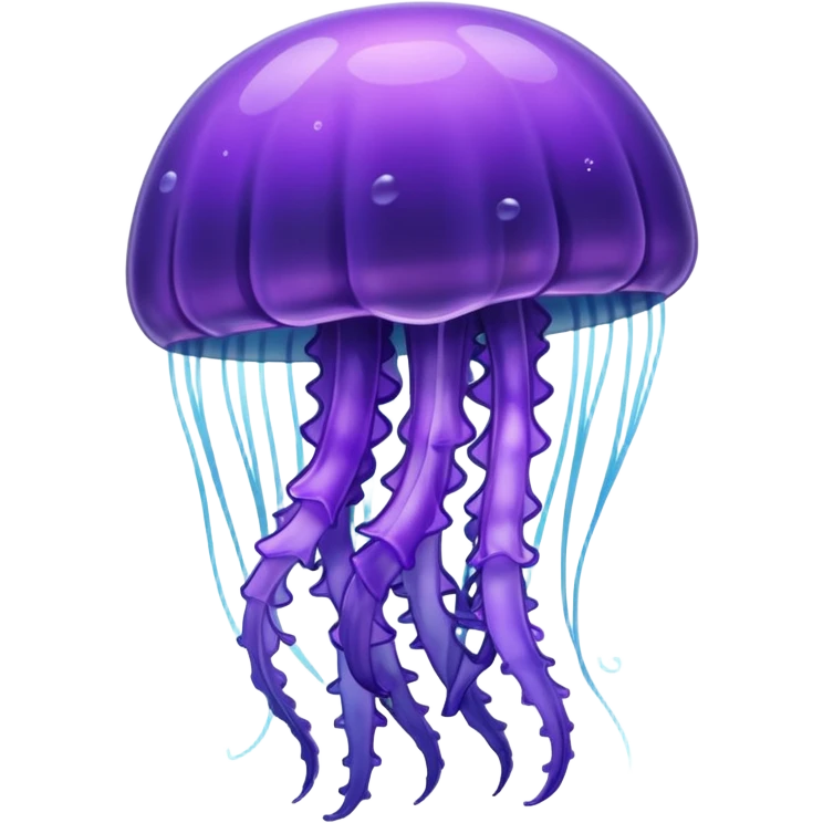 Purple jellyfish emoji