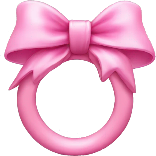 ring with pink bow emoji