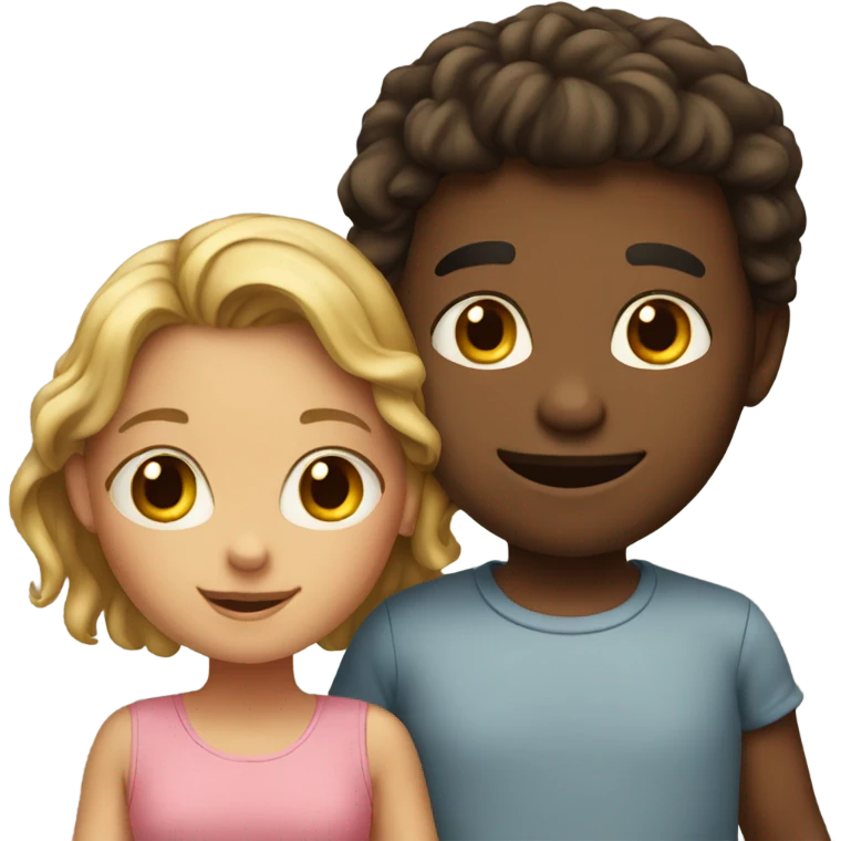 Son and daughter  emoji
