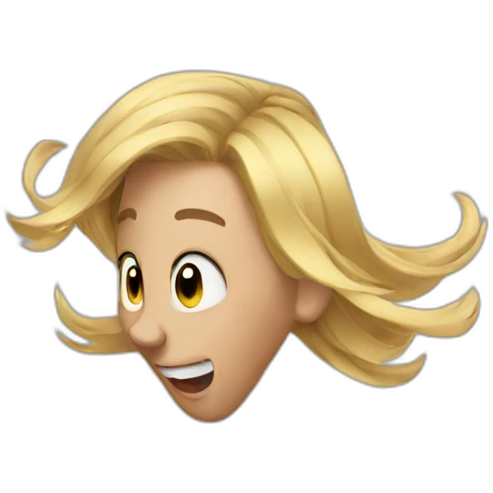 Hair flip emoji