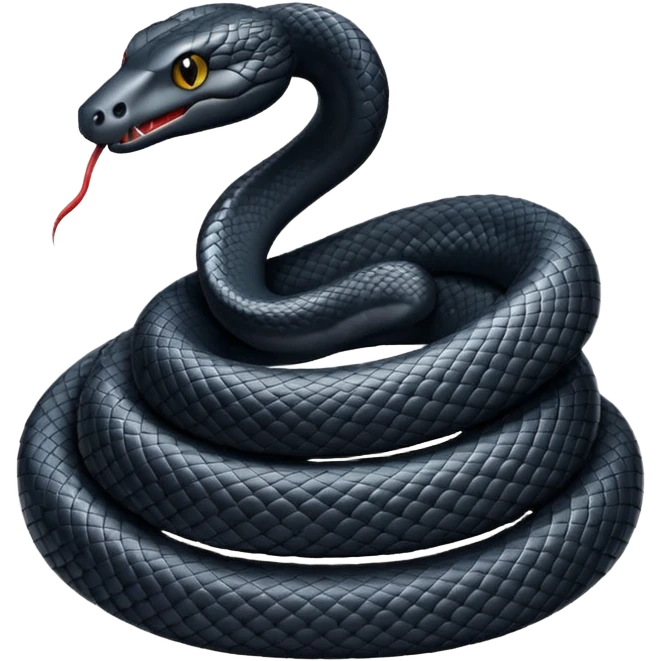 Black snake emoji