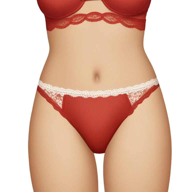 Red underwear  emoji