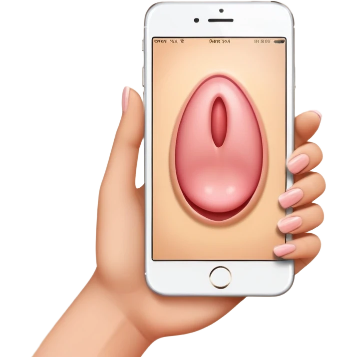 A fingering vagina iphone emoji  emoji