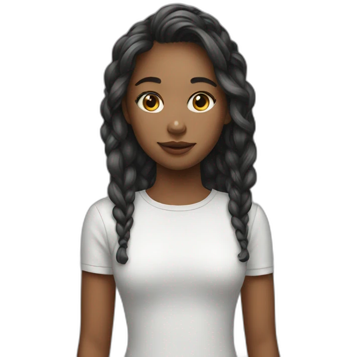drawing girl emoji