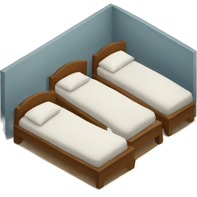 Four beds in the room emoji