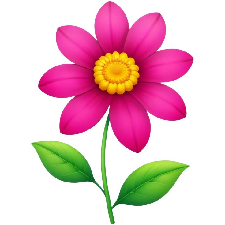 Summer flower emoji