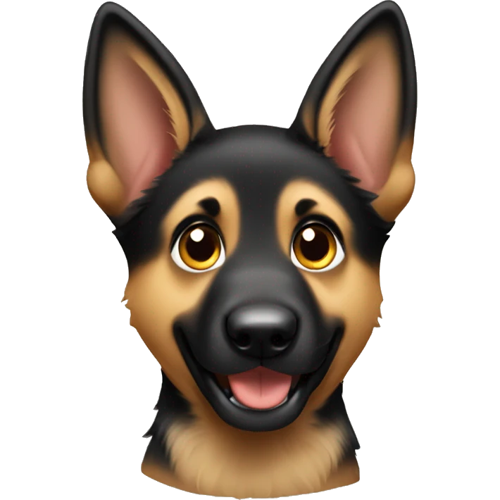 German shepherd puppy emoji