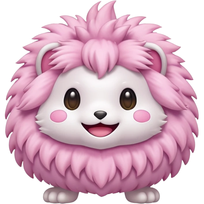 A cute kawaii pastel Fakémon-creature (full body) emoji