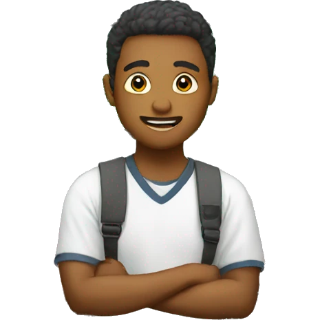 students in class and a tv emoji