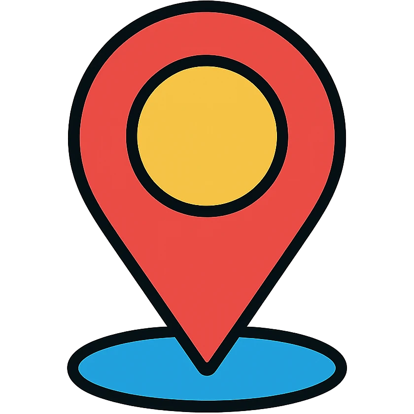 Location pin marker for maps emoji