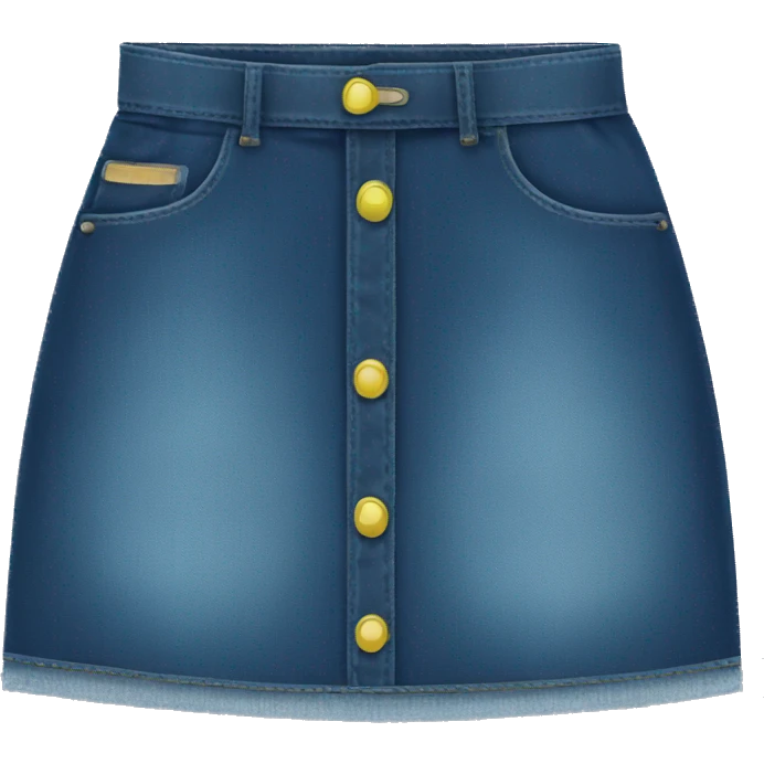 Denim skirt  emoji