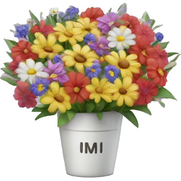eoi buket of flowers  emoji