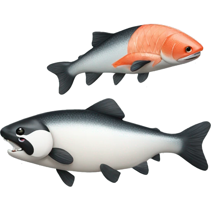 panda salmon emoji