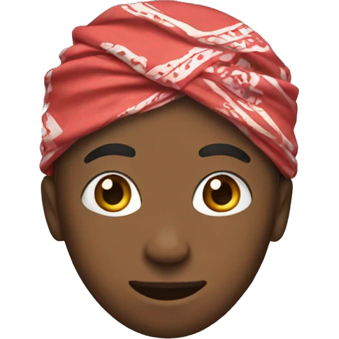 Person with bandana on head emoji