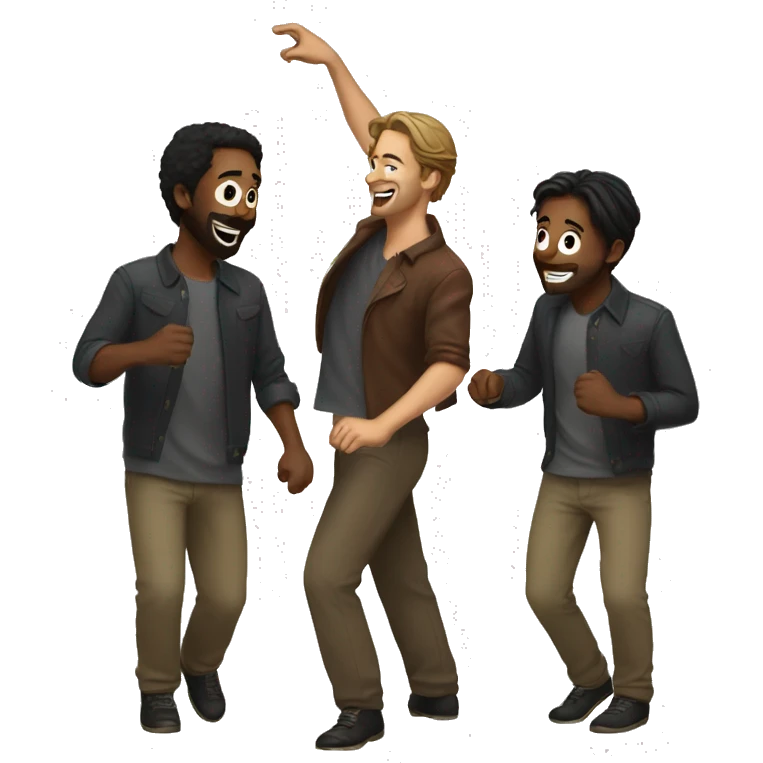 Dan and Jude dancing emoji