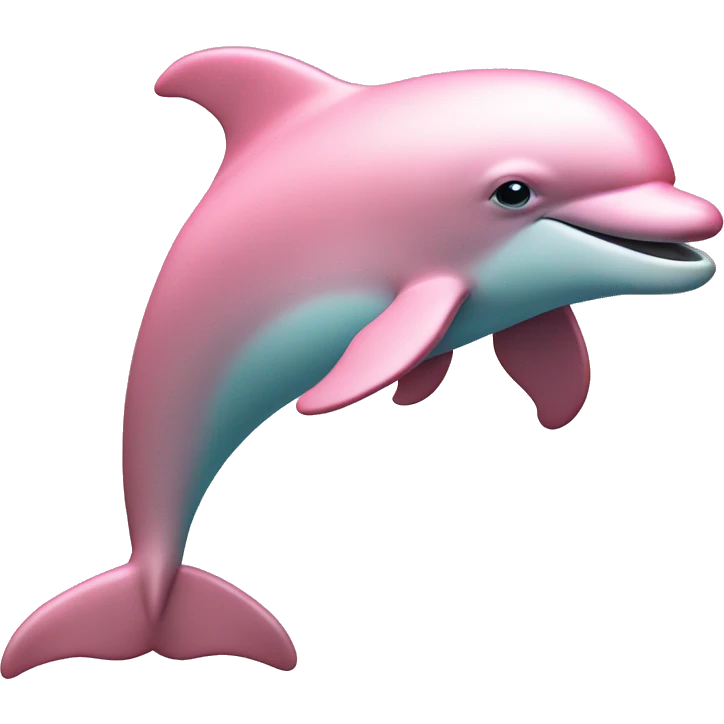 Pastel-pink-colors-dolphin emoji