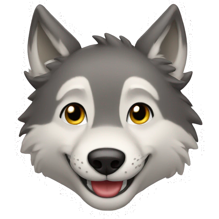 Full Face loup smile emoji