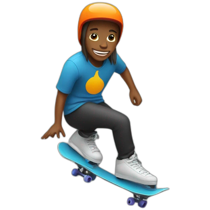 skater in bowl emoji