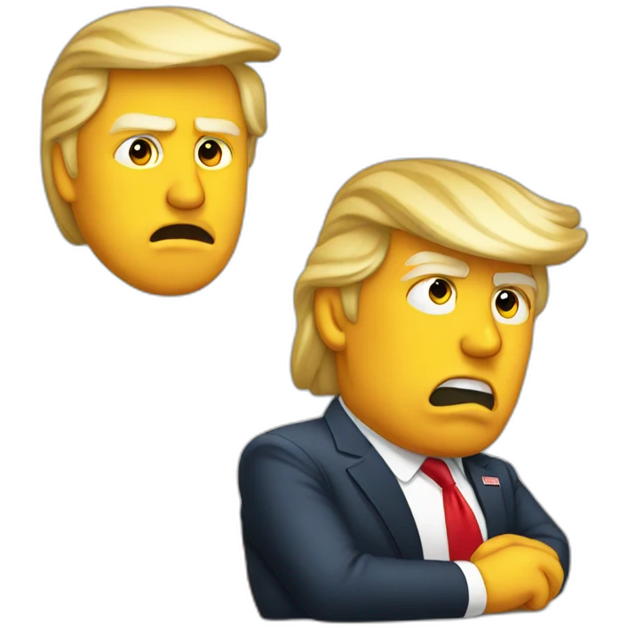 donald trump lokking mexican emoji