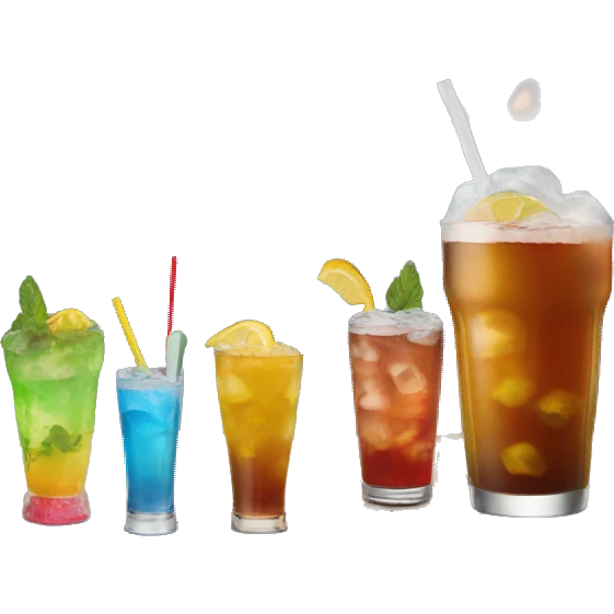 drinks and mountain emoji