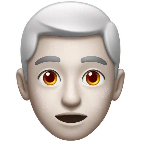 Human with red eyes with some salt emoji