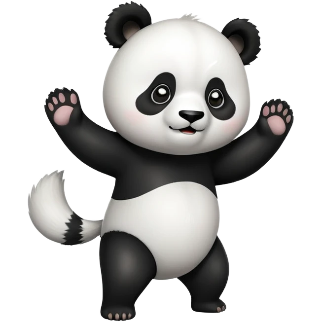 A panda slapping his butt emoji