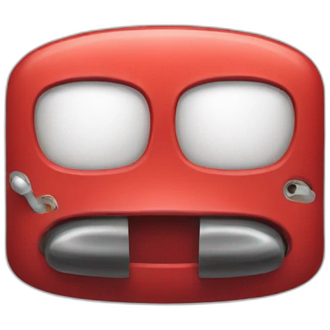red gas emoji