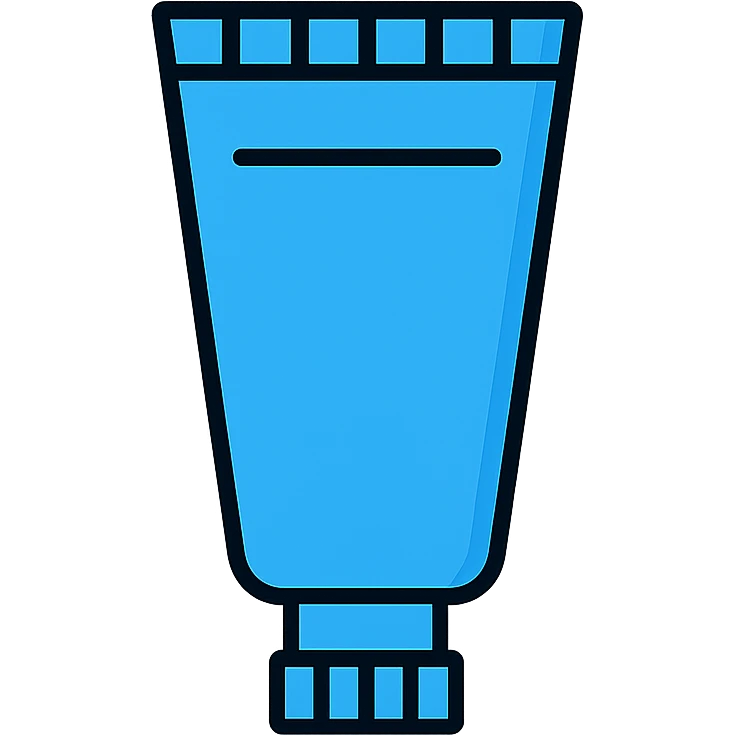 blue plastic tube emoji