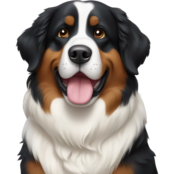 Great Bernese and Pyrenees mix emoji