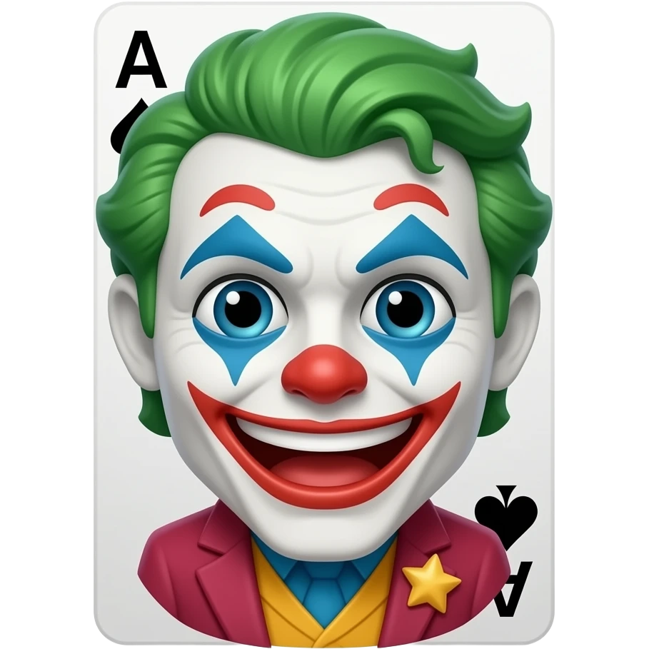Standard Joker card emoji