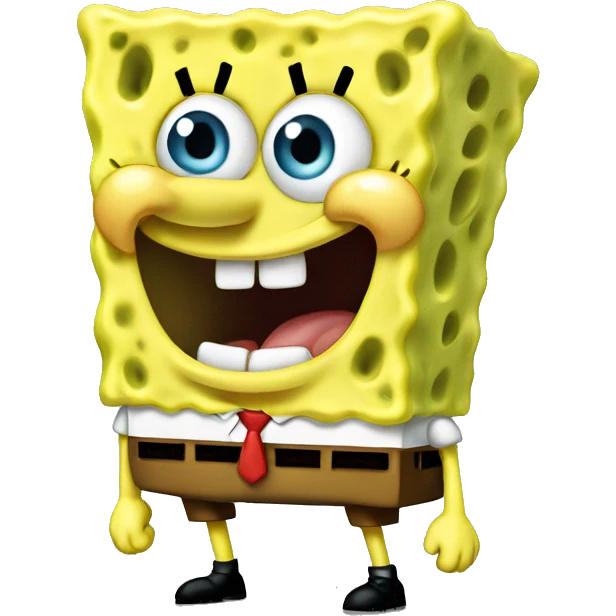 Spongebob ios 18 iphone style emoji