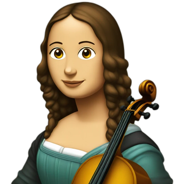 Mona Lisa Cello emoji