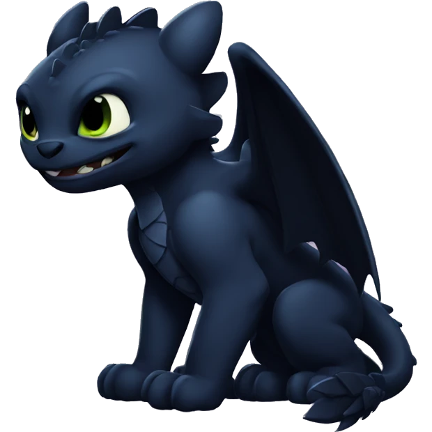 Night fury emoji