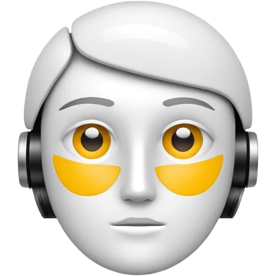 minimalist logo self2.art, focus on AI and art emoji