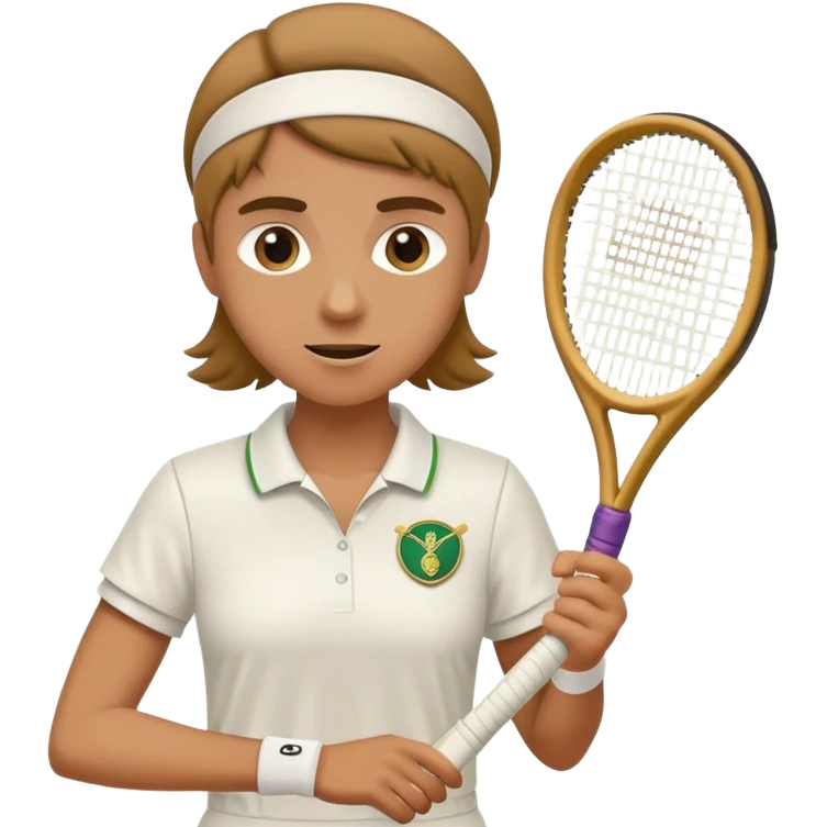 Wimbledon tennis player emoji
