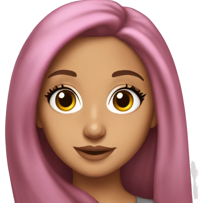 Ariana Grande portrait  emoji