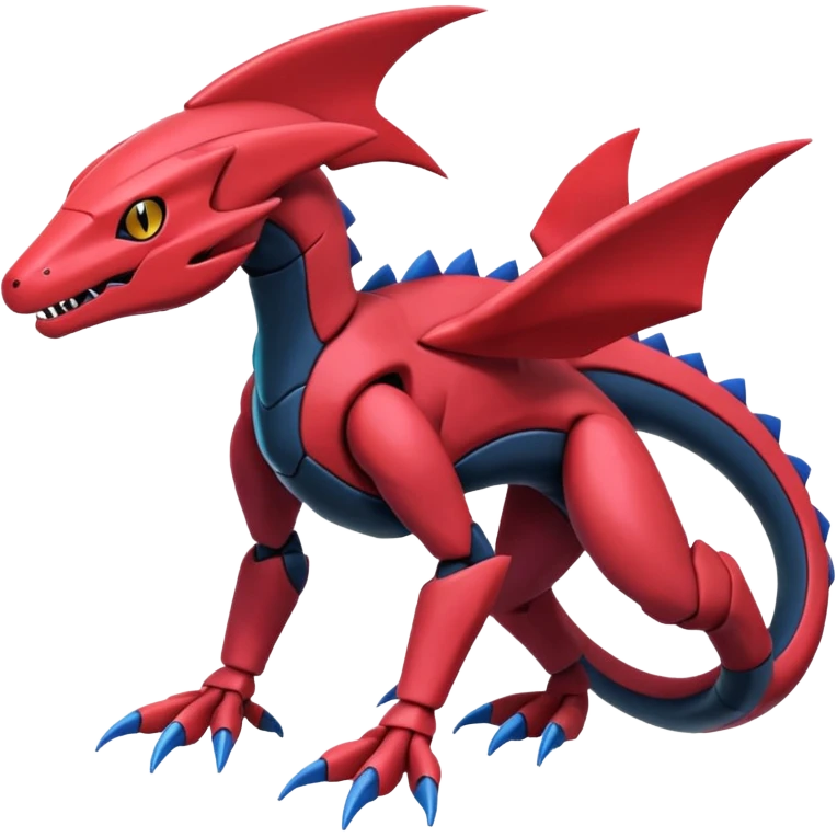 Heliolisk-Weavile-Salandit-Cyclizar-Genesect-Pokémon, full body emoji