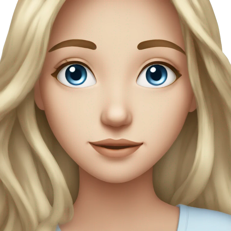 Portrait Hannah Female, Low energy	19	White	Delicate features, dreamy blue eyes, soft smile	College student, dreamy, introspective emoji