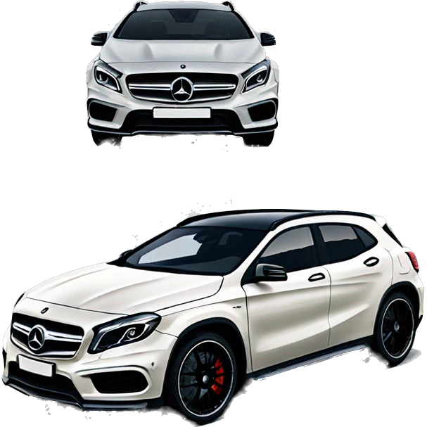 mercedes gla amg 45 emoji