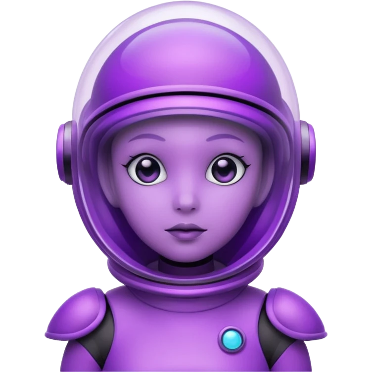 Purple alien with bubble helmet




 emoji