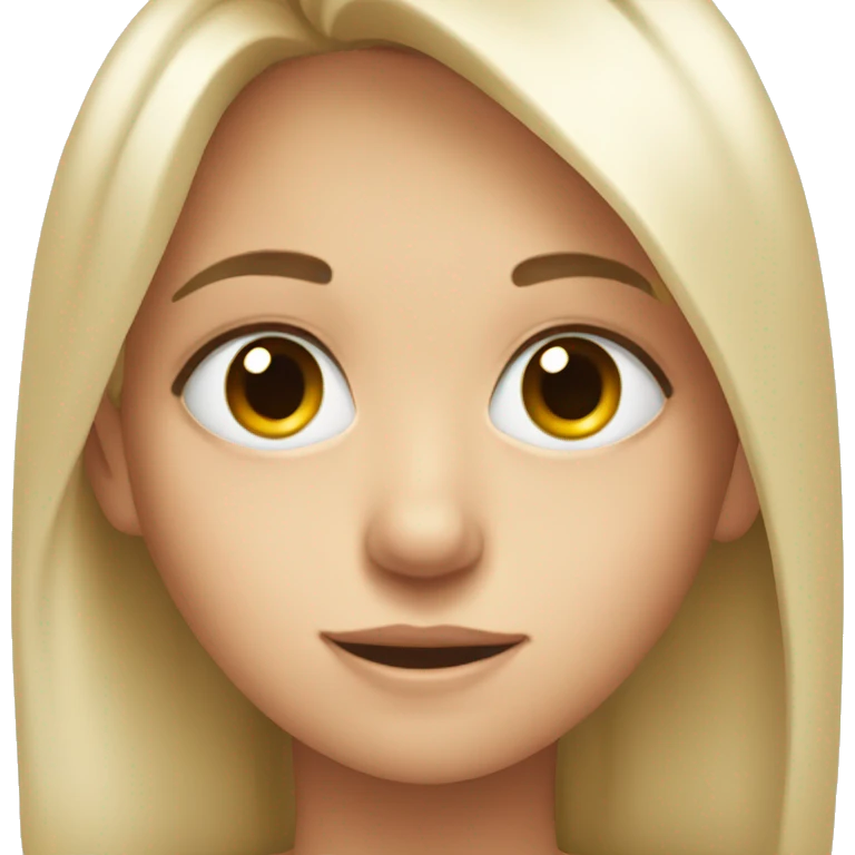 big eyes, slightly smiling, upper sweat drop emoji