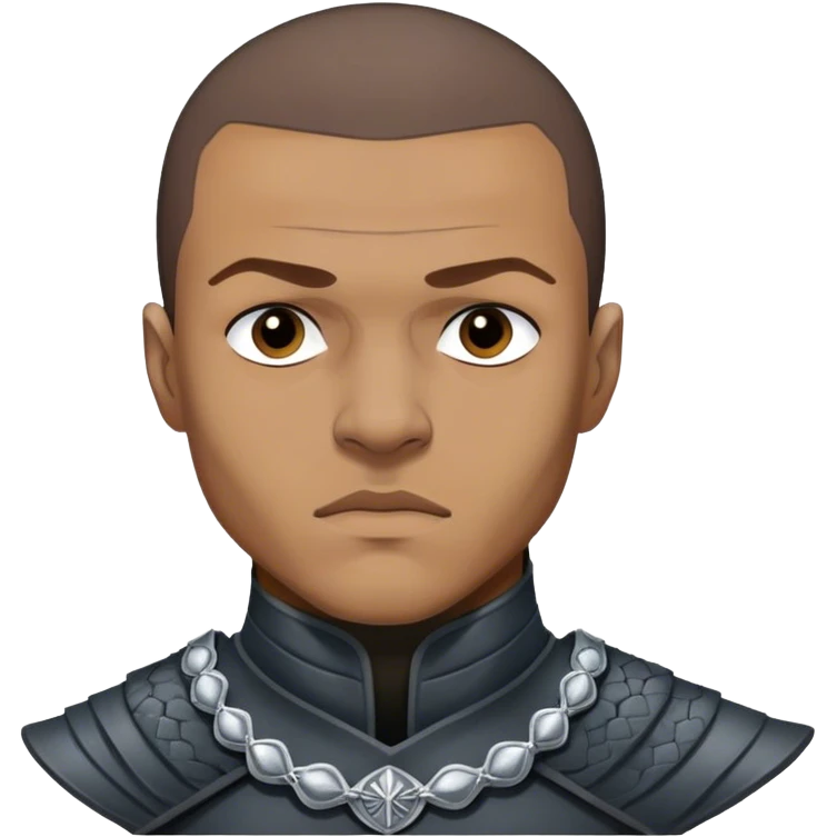 Grey Worm from game of thrones emoji
