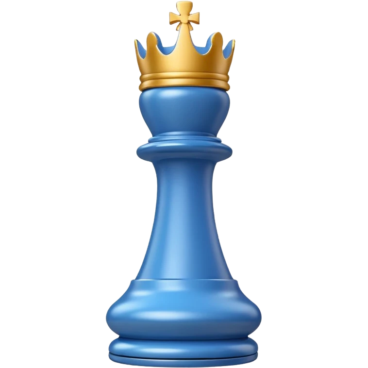 white plastic chess pieces, king emoji