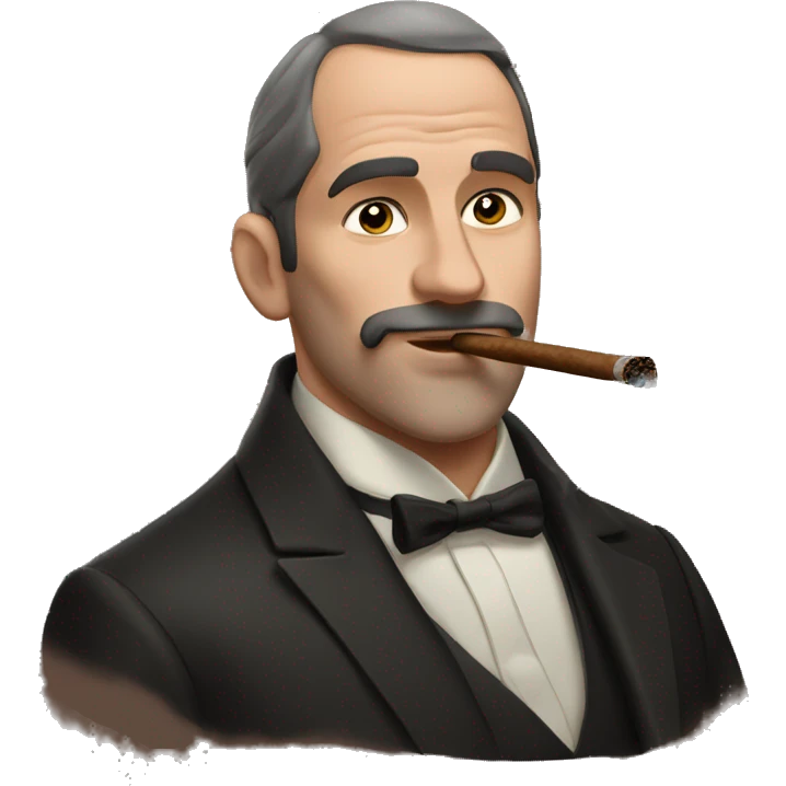 Andrew Tate smoking a cigar  emoji