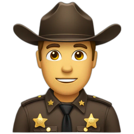 sheriff badge emoji