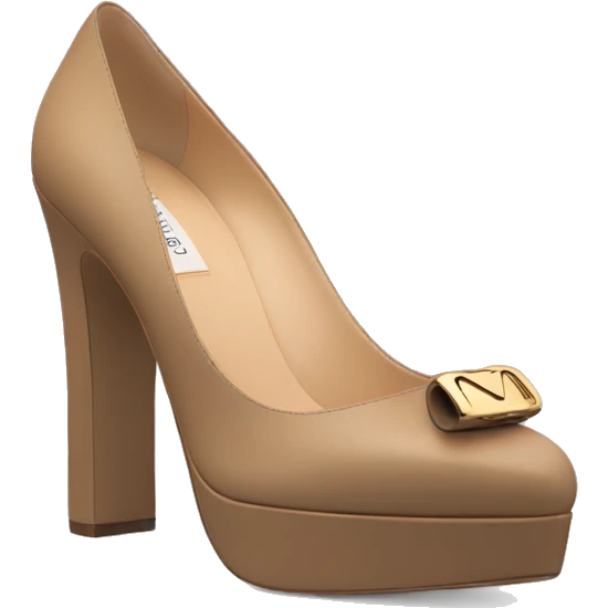 VALENTINO Tan-go PLATFORM PUMP black emoji